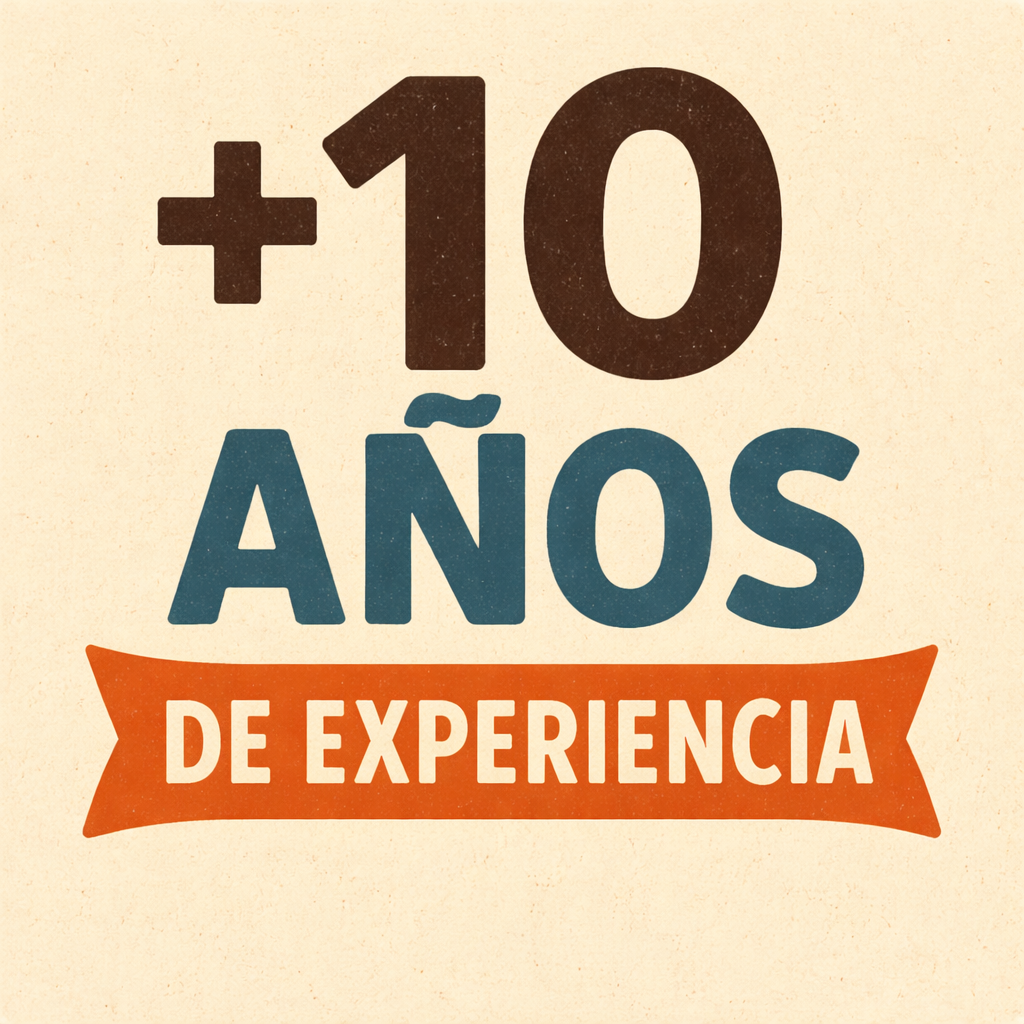 10 años de experiencia